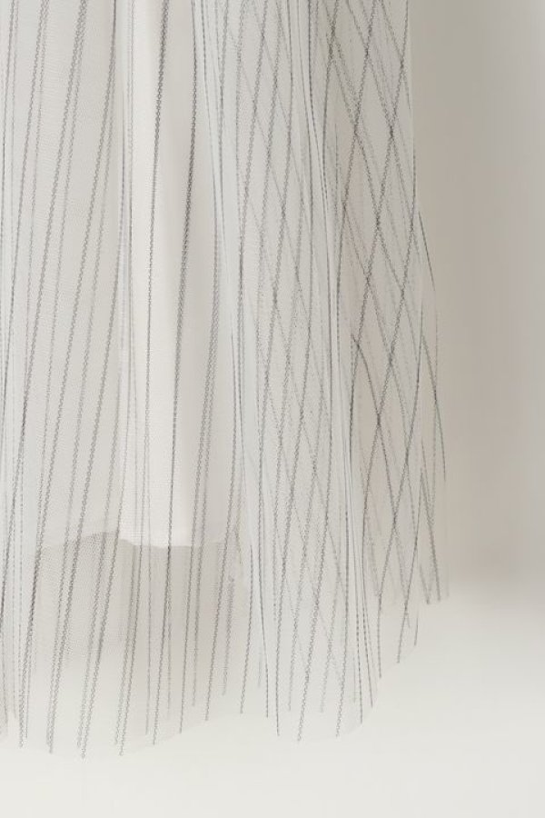画像5: AULA AILA アウラアイラ TULLE SKIRT（STRIPE）{-AES} (5)