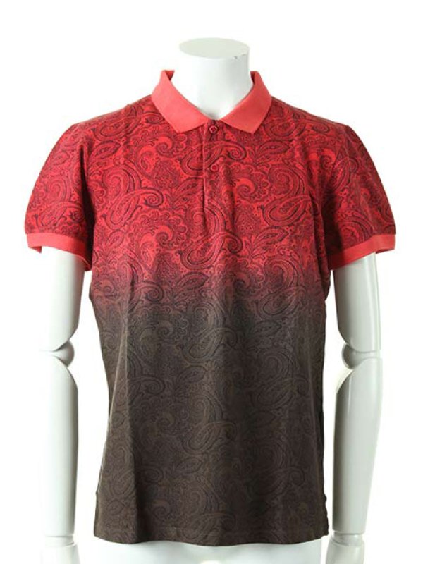 画像2: 【 50%OFF セール47,300円→23,650円】 ETRO エトロ POLO STAMPATA DEGRADE　ポロシャツ{-ACS} (2)