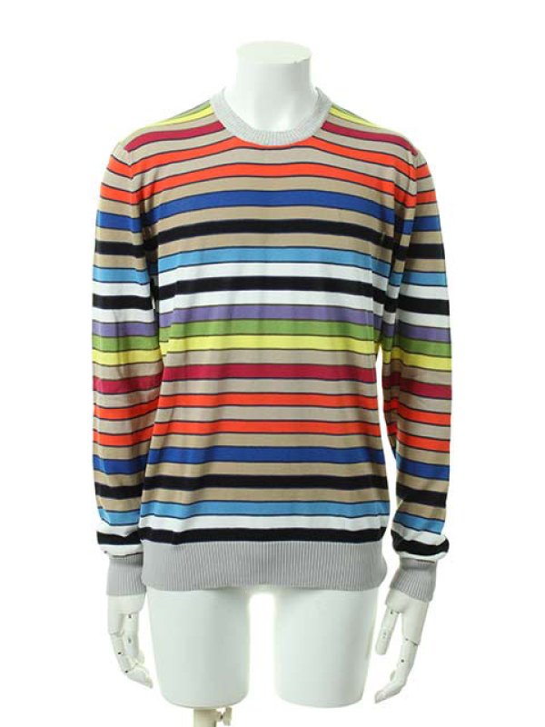 画像2: 【 50%OFF セール58,300円→29,150円】 ETRO エトロ C-NECK RIGA ARLECCHI　ニット{11575-9801-8000-ACS} (2)