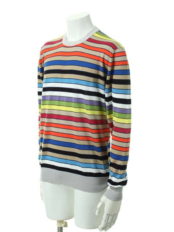 画像3: 【 50%OFF セール58,300円→29,150円】 ETRO エトロ C-NECK RIGA ARLECCHI　ニット{11575-9801-8000-ACS} (3)