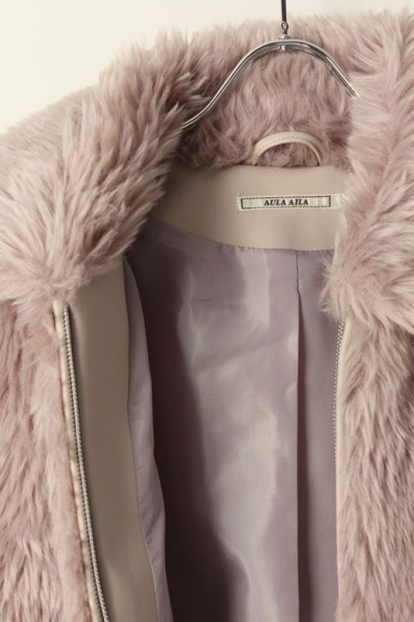 画像9: AULA AILA アウラアイラ ECO FUR BLOUSON{-AHA} (9)