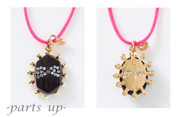 画像4: joujou ジュジュ MARK CHARM NECKLACE -RIBBON-{-} (4)