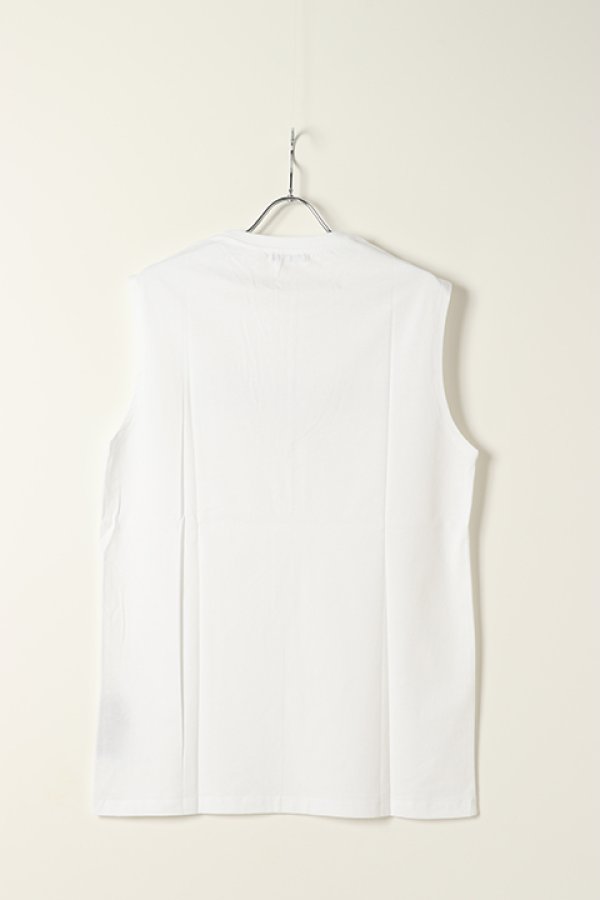 画像5: 【 30%OFF セール46,200円→32,340円】 BALMAIN バルマン BH1 C&S TANK FLOCKY LOGO{11EC001B043-OFA-BAS} (5)