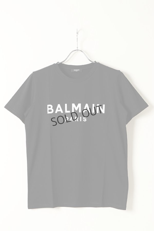 画像1: {SOLD}BALMAIN バルマン BF2 T-SHIRTS PRINT LOGO{11EF000B001-EAB-BAS} (1)