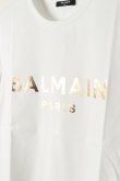 画像4: BALMAIN バルマン BF2 T-SHIRTS METALIC LOGO{11EF000B020-GAD-BAS} (4)