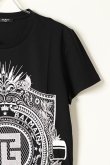 画像3: BALMAIN バルマン BH2 T-SHIRTS BLAZON PRINT{11EF000G059-EAB-BAS} (3)