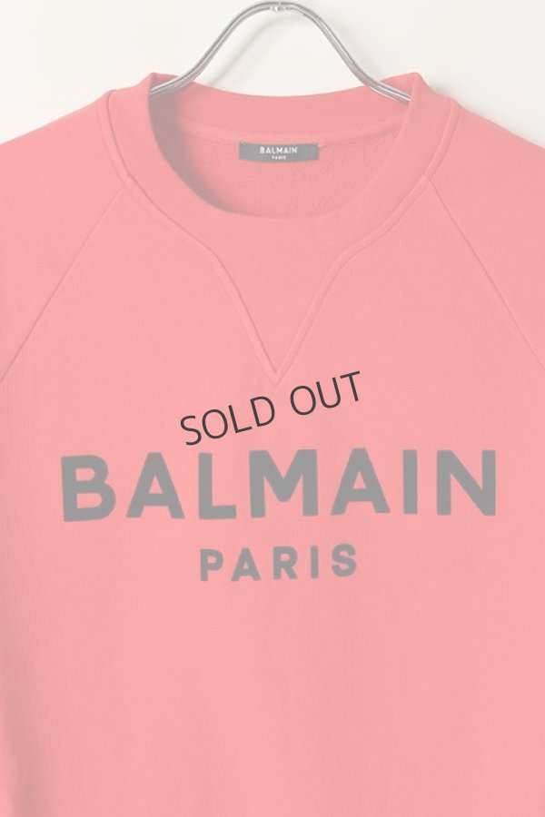 画像2: {SOLD}BALMAIN バルマン BH1 C&S SWEAT FLOCKY LOGO{11JQ005B042-3KF-BAS} (2)