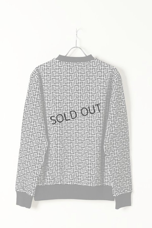 画像5: {SOLD}BALMAIN バルマン BH2 C&S SWEAT MONOGRAM-LOGO{11JQ040B089-GAB-BAS} (5)