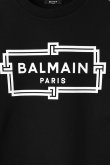 画像3: BALMAIN バルマン BH2 C&S SWEAT FRAME-LOGO{11JQ040G066-EAB-BAS} (3)