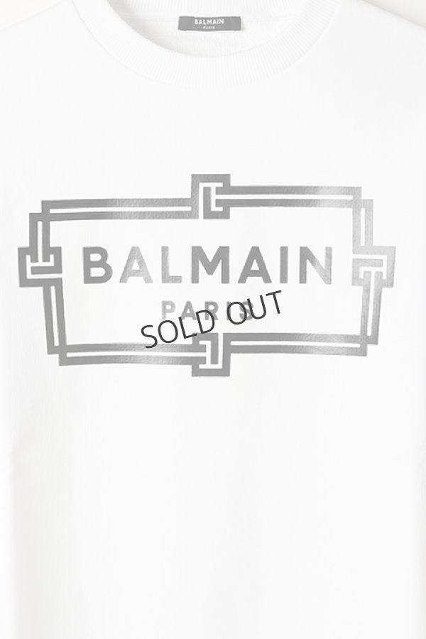 画像3: {SOLD}BALMAIN バルマン BH2 C&S SWEAT FRAME-LOGO{11JQ040G066-GAB-BAS} (3)