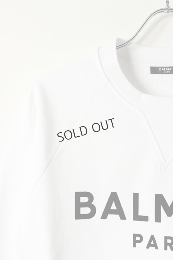 画像3: {SOLD}BALMAIN バルマン BH2 C&S SWEAT FLOCKY LOGO{11JQ005B042/11JQM05B042-OFA-BAS} (3)