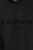 画像4: BALMAIN バルマン BH2 C&S SWEAT FLOCKY LOGO{11JQM05B042-OPA-BAS} (4)