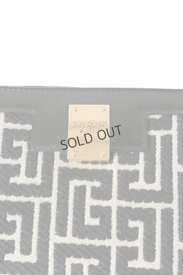 画像2: {SOLD}BALMAIN バルマン BF1 BAG 1945 WALLET MONOGRAM{-BAS} (2)
