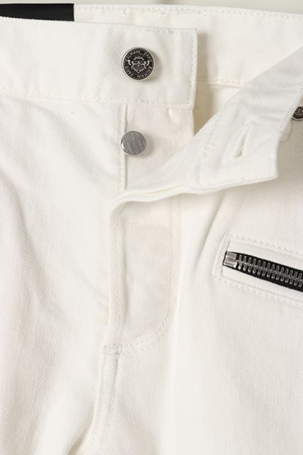 画像5: 【 30%OFF セール211,200円→147,840円】 BALMAIN バルマン BH1 PANTS DENIM BIKER EMBOSS{11MG030111D-OFA-BAS} (5)