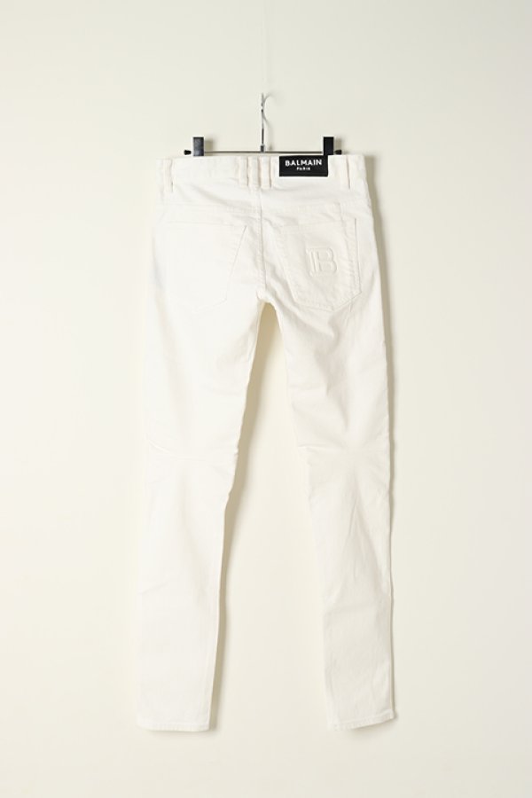 画像7: 【 30%OFF セール211,200円→147,840円】 BALMAIN バルマン BH1 PANTS DENIM BIKER EMBOSS{11MG030111D-OFA-BAS} (7)
