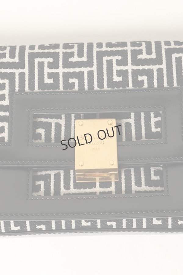 画像3: {SOLD}BALMAIN バルマン BF1 BAG 1945 BAUGETTE-MONOGRAM{-BAS} (3)