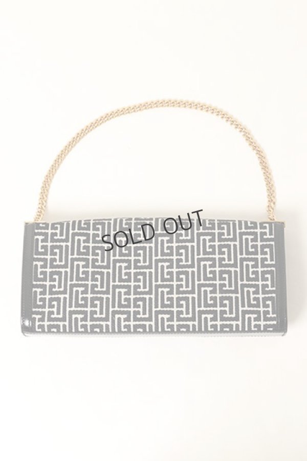 画像4: {SOLD}BALMAIN バルマン BF1 BAG 1945 BAUGETTE-MONOGRAM{-BAS} (4)