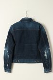 画像5: BALMAIN バルマン BH2 BLOUSON DENIM PRINT LOGO{11TC015017D-6AA/11TCM15017D-6AA-BAS} (5)