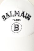 画像2: {SOLD}BALMAIN バルマン BH1 ACC CAP B-LOGO COTTON{11XA000B015-0FA-BAS} (2)