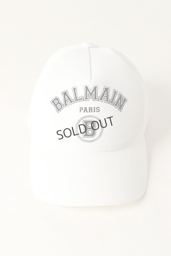 画像5: {SOLD}BALMAIN バルマン BH1 ACC CAP B-LOGO COTTON{11XA000B015-0FA-BAS} (5)
