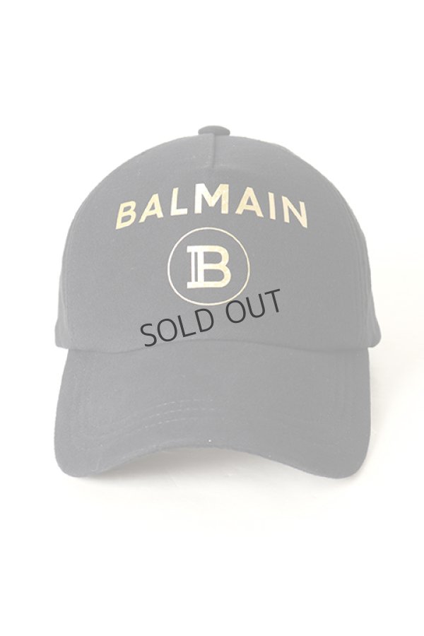 画像3: {SOLD}BALMAIN バルマン BH1 ACC CAP B-LOGO COTTON{11XA000B016-EAD-BAS} (3)