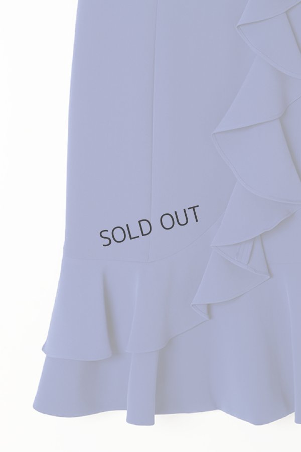 画像3: {SOLD}グレースコンチネンタル｜GRACE CONTINENTAL ラッフルフリルドレス{0120235036-13BLU-BJS} (3)