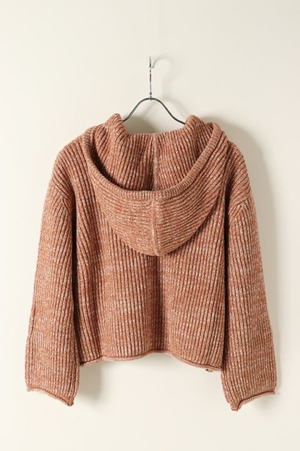 画像5: 【 40%OFF セール30,800円→18,480円】 グレースコンチネンタル|GRACE CONTINENTAL ルーズフード刺繍ニットトップ{0120443021-21BRW-BJA} (5)