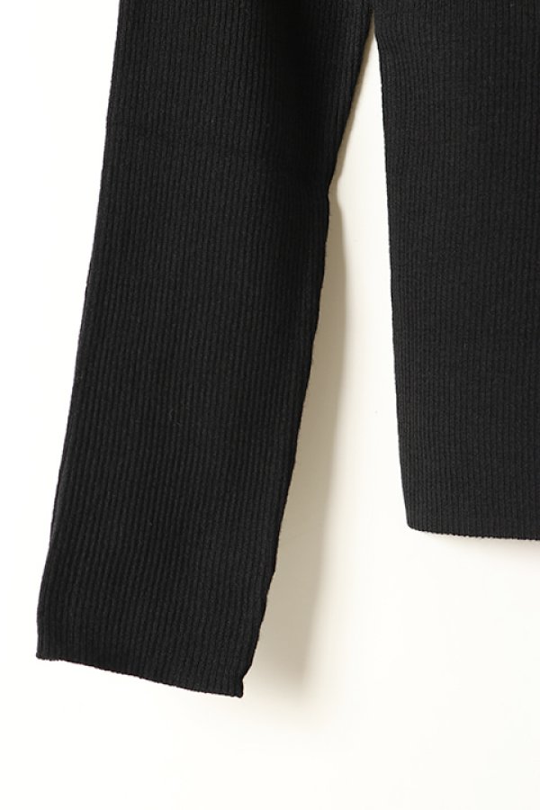 画像3: 【 40%OFF セール20,900円→12,540円】 グレースコンチネンタル|GRACE CONTINENTAL フリルボートネックニットトップ{0120443109-27BLK-BJA} (3)