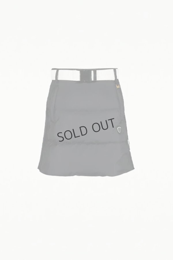 画像6: {SOLD}CPG GOLF シーピージーゴルフ 共地ベルト付きダウンスカート脇ニット{-BDA} (6)