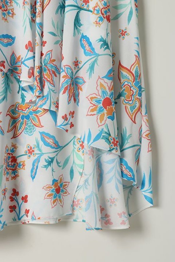 画像3: 【 40%OFF セール35,200円→21,120円】 グレースコンチネンタル|GRACE CONTINENTAL サラサペイントイレヘムスカート{0121221074-01WHT-BAS} (3)
