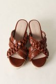 画像2: 【 40%OFF セール26,400円→15,840円】 グレースコンチネンタル｜GRACE CONTINENTAL レザーウェッジサンダル{0121272502-21BRW-BAS} (2)
