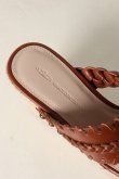 画像4: 【 40%OFF セール26,400円→15,840円】 グレースコンチネンタル｜GRACE CONTINENTAL レザーウェッジサンダル{0121272502-21BRW-BAS} (4)