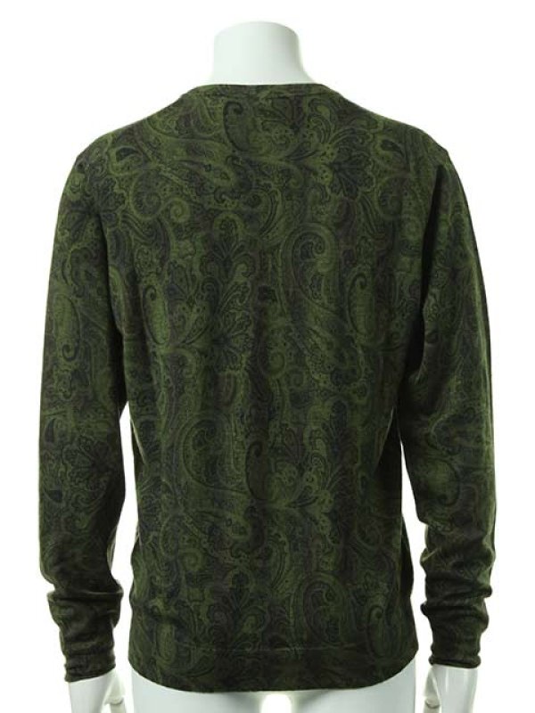 画像3: 【 50%OFF セール118,800円→59,400円】 ETRO エトロ V-NECK STAMPATO SFI{12134-9704-0500-ACS} (3)