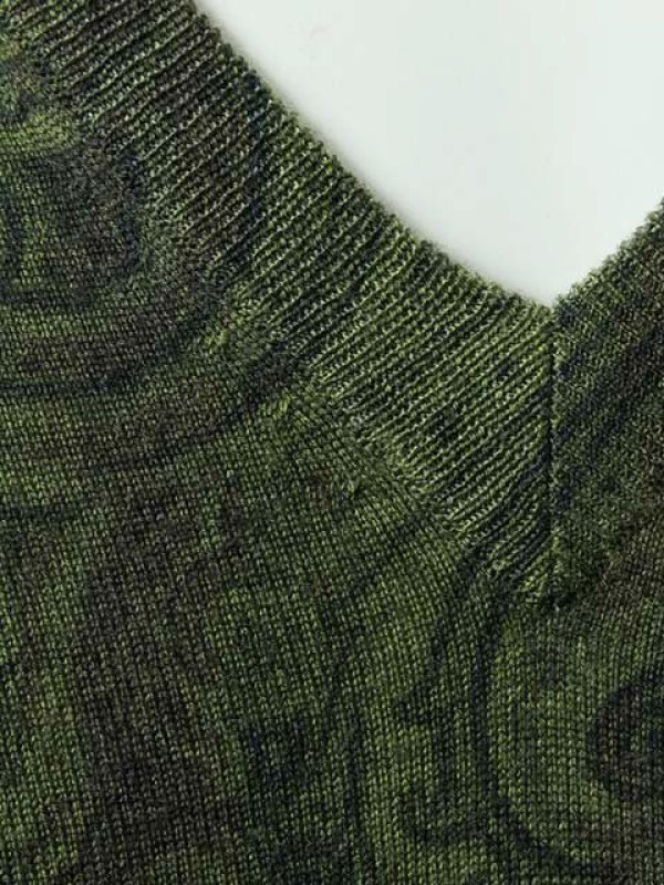 画像4: 【 50%OFF セール118,800円→59,400円】 ETRO エトロ V-NECK STAMPATO SFI{12134-9704-0500-ACS} (4)