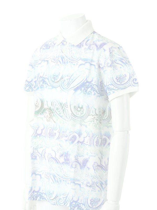 画像4:  {SOLD} ETRO エトロ POLO STAMPATA STRETC　ポロシャツ{-ACS} (4)