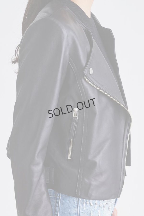 画像9: {SOLD}グレースコンチネンタル|GRACE CONTINENTAL ライダースショートジャケット{0122304080-27BLK-BBA} (9)