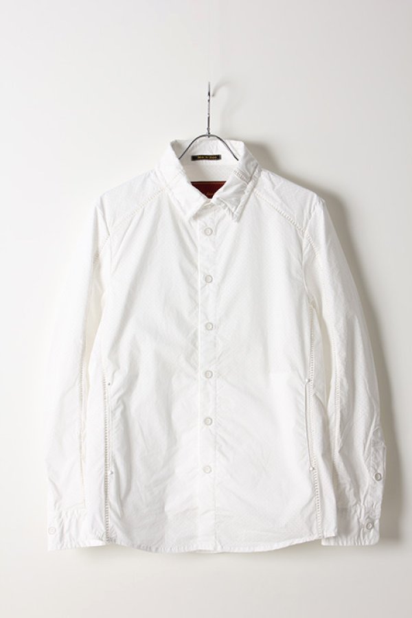 画像1: Cherry Sunburst チェリーサンバースト 505×T400 TYPEWRITER PUNCHING #0 OVERLOCK SIDE POCKET SHIRT{-AIS} (1)