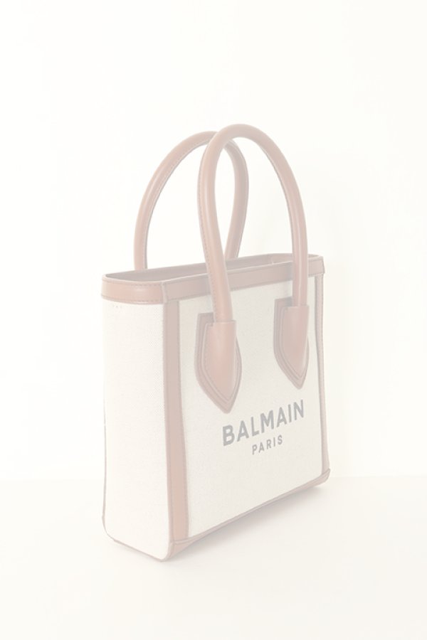 画像4:   BALMAIN バルマン BF1 BAG B-ARMY SHOPPER 24{12FA660TCFN-GEM-BAA} (4)