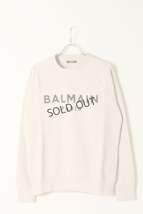 画像1: {SOLD}BALMAIN バルマン BH1 C&S SWEAT PRINT LOGO{12JQ005B115-GFE-BAA} (1)