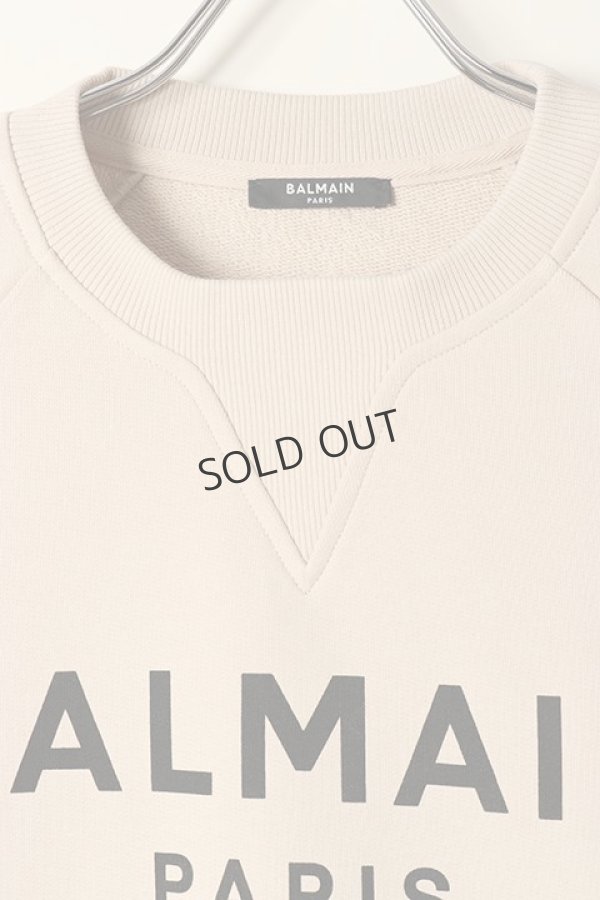 画像2: {SOLD}BALMAIN バルマン BH1 C&S SWEAT PRINT LOGO{12JQ005B115-GFE-BAA} (2)