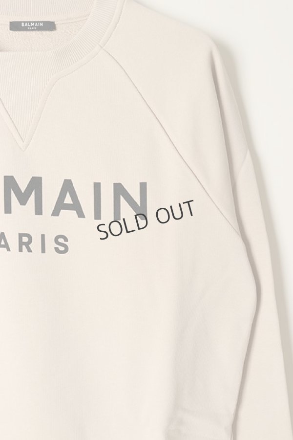 画像4: {SOLD}BALMAIN バルマン BH1 C&S SWEAT PRINT LOGO{12JQ005B115-GFE-BAA} (4)