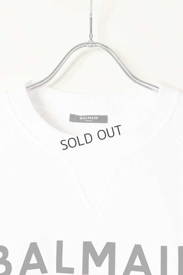 画像2: {SOLD}BALMAIN バルマン BH2 C&S SWEAT PRINT LOGO{12JQ005B151-GAB-BAA} (2)