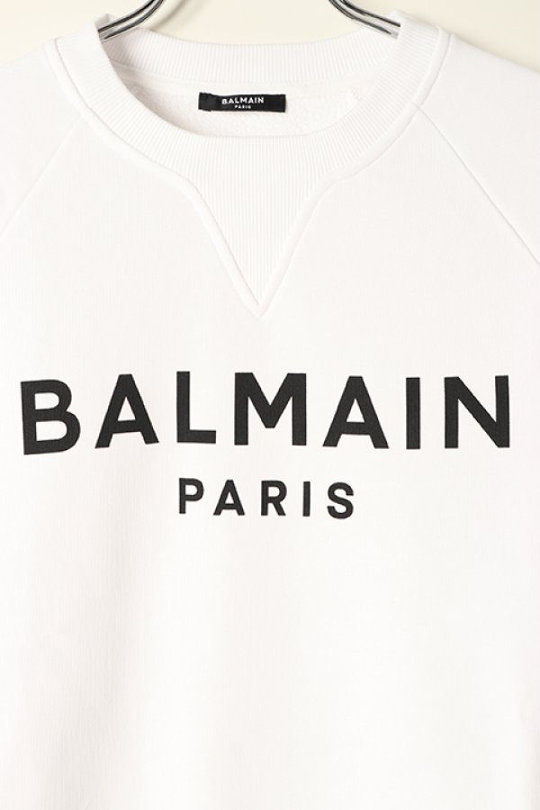 画像3: 【 30%OFF セール78,100円→54,670円】 BALMAIN バルマン BH2 C&S SWEAT PRINT LOGO{12JQ005B151-GAB-BAA} (3)