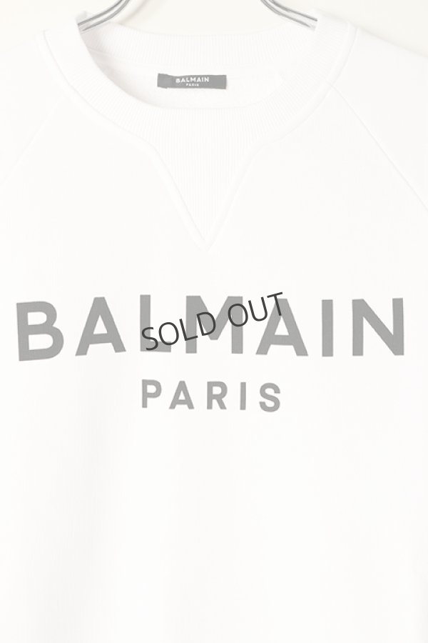 画像3: {SOLD}BALMAIN バルマン BH2 C&S SWEAT PRINT LOGO{12JQ005B151-GAB-BAA} (3)