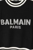 画像3: {SOLD}BALMAIN バルマン BF1 KNIT CROPPED MESH LOGO{12KA000K225-EAB-BAA} (3)