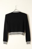 画像6: {SOLD}BALMAIN バルマン BF1 KNIT CROPPED MESH LOGO{12KA000K225-EAB-BAA} (6)