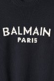 画像3: {SOLD}BALMAIN バルマン BH1 KNIT TOP LOGO MERINO{12KD000K027-SAJ-BAA} (3)
