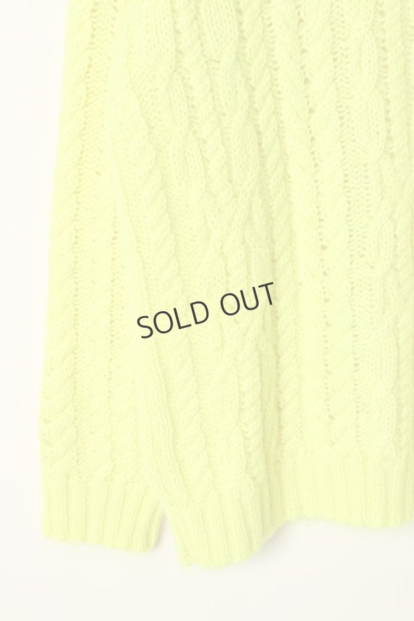 画像4: {SOLD}BALMAIN バルマン BH2 KNIT TOP MOHAIR CABLE{12KE010K050-1KB-BAA} (4)