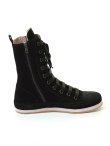 画像2: ANN DEMEULEMEESTER アンドゥムルメステール SHOES SCAMOSCIATO NERO + SCAMOSCIATO GLICINE{1314234302099/131-4234-302-099(21-03-931040-913)-ACS} (2)