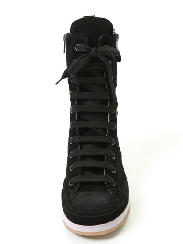 画像3: 【 50%OFF セール137,500円→68,750円】 ANN DEMEULEMEESTER アンドゥムルメステール SHOES SCAMOSCIATO NERO + SCAMOSCIATO GLICINE{1314234302099/131-4234-302-099(21-03-931040-913)-ACS} (3)